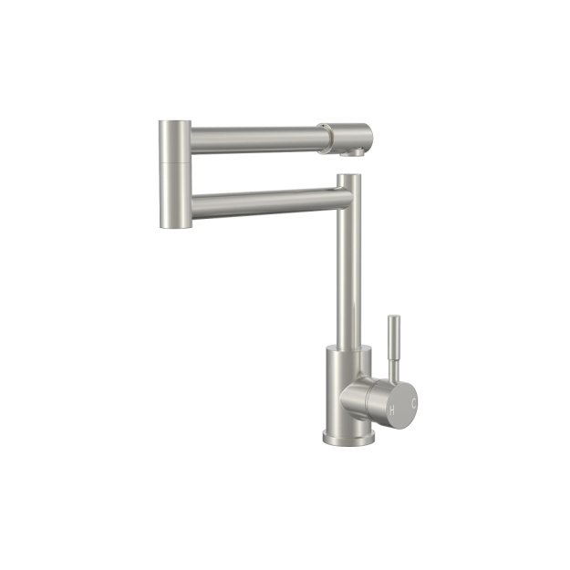 (image for) PELICAN PL-8206 Single Hole Pull Down Kitchen Faucet - Brushed Nickel