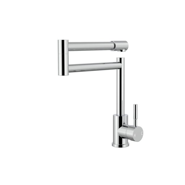 (image for) PELICAN PL-8206 Single Hole Pull Down Kitchen Faucet - Chrome