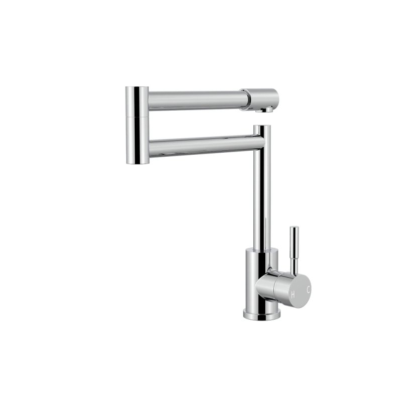 PELICAN PL-8206 Single Hole Pull Down Kitchen Faucet - Chrome