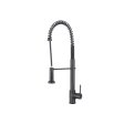 (image for) PELICAN PL-8207 Single Hole Commercial Style Pull Down Kitchen Faucet - Matte Black