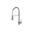(image for) PELICAN PL-8210 Single Hole Commercial Style Pull Down Kitchen Faucet - Brushed Nickel