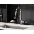 (image for) PELICAN PL-8213 Single Hole Pull Down Kitchen Faucet - Brushed Nickel