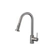 (image for) PELICAN PL-8213 Single Hole Pull Down Kitchen Faucet - Brushed Nickel