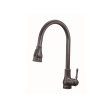 (image for) PELICAN PL-8217 Single Hole Pull Down Kitchen Faucet - Oil Rubbed Bronze