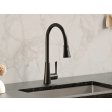 (image for) PELICAN PL-8218 Single Hole Pull Down Kitchen Faucet - Matte Black