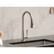 (image for) PELICAN PL-8218 Single Hole Pull Down Kitchen Faucet - Brushed Nickel