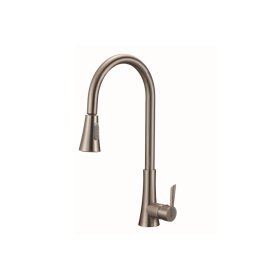 PELICAN PL-8218 Single Hole Pull Down Kitchen Faucet - Brushed Nickel