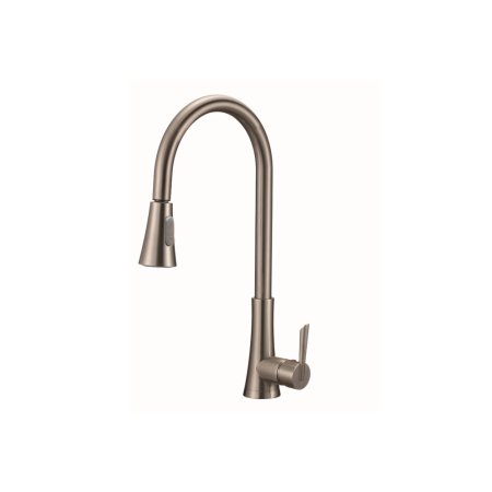 (image for) PELICAN PL-8218 Single Hole Pull Down Kitchen Faucet - Brushed Nickel