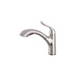 (image for) PELICAN PL-8222 Single Hole Pull Down Kitchen Faucet - Brushed Nickel
