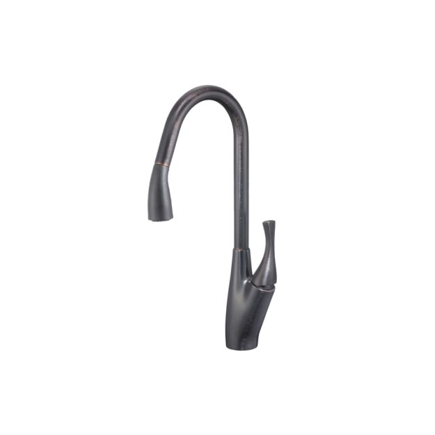 (image for) PELICAN PL-8224 Single Hole Pull Down Kitchen Faucet - Oil Rubbed Bronze