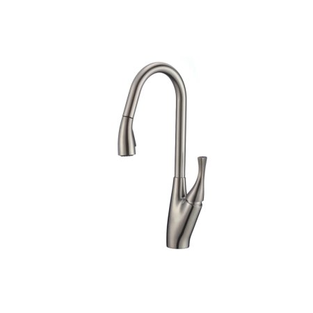(image for) PELICAN PL-8224 Single Hole Pull Down Kitchen Faucet - Brushed Nickel