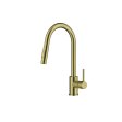 (image for) PELICAN PL-8231 Single Hole Pull Down Kitchen Faucet - Brushed Gold