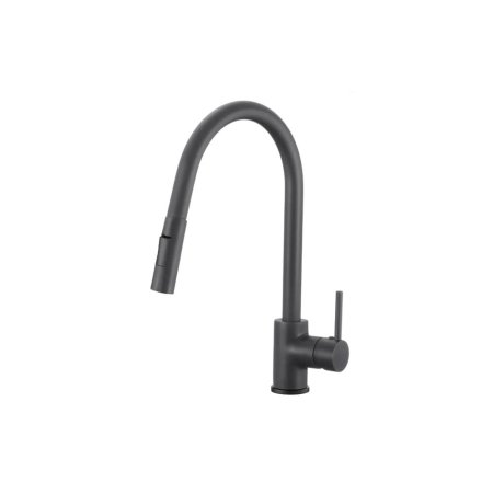 (image for) PELICAN PL-8231 Single Hole Pull Down Kitchen Faucet - Matte Black