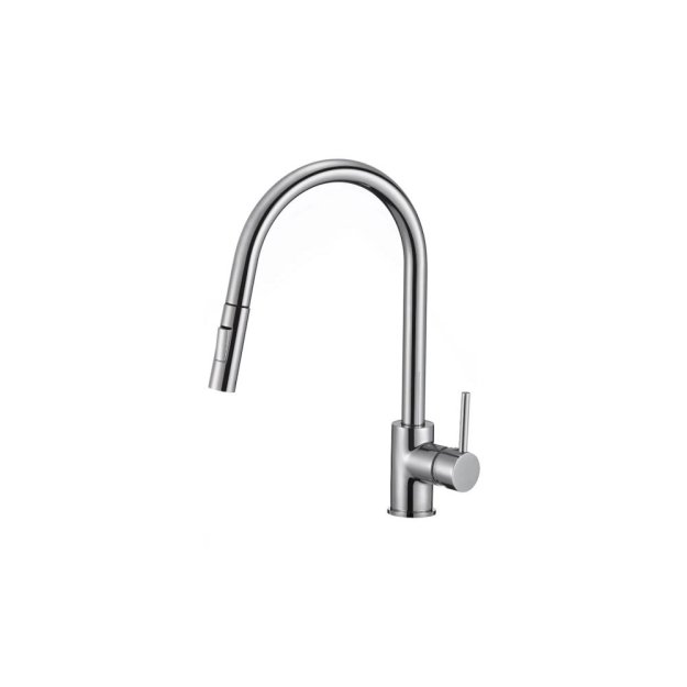 (image for) PELICAN PL-8231 Single Hole Pull Down Kitchen Faucet - Chrome
