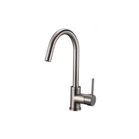 PELICAN PL-8237 Single Hole Kitchen Faucet - Brushed Nickel