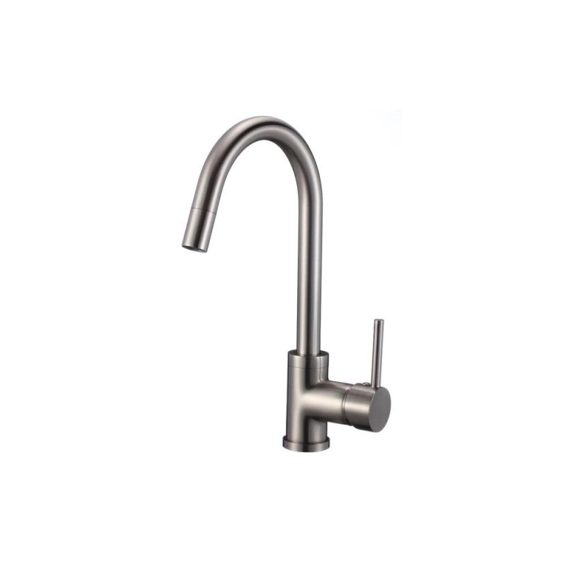 PELICAN PL-8237 Single Hole Kitchen Faucet - Brushed Nickel