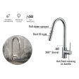 (image for) PELICAN PL-8248 Single Hole Pull Down Kitchen Faucet - Chrome