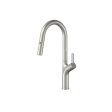 (image for) PELICAN PL-8257 Single Hole Pull Down Kitchen Faucet - Brushed Nickel
