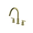 (image for) PELICAN PL-8312 Three Hole Vessel Bathroom Faucet - Brushed Gold
