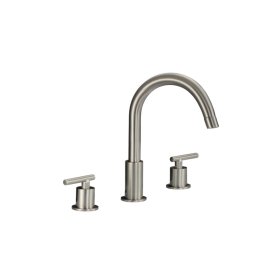 (image for) PELICAN PL-8312 Three Hole Vessel Bathroom Faucet - Brushed Nickel