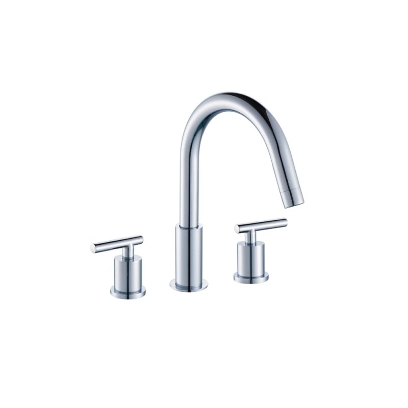 PELICAN PL-8312 Three Hole Vessel Bathroom Faucet - Chrome