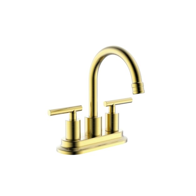 (image for) PELICAN PL-8330 Three Hole Bathroom Faucet - Brushed Gold