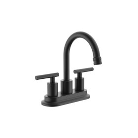 (image for) PELICAN PL-8330 Three Hole Bathroom Faucet - Matte Black