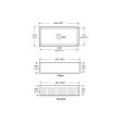 (image for) PELICAN PL-FC3620SB Reversible Farmhouse Fireclay Sink - 36" x 20" x 10"