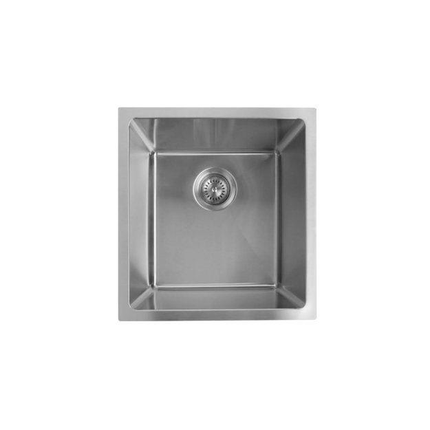 (image for) PELICAN PL-HA104 R15 16G Handmade 16 Gauge Stainless Steel Undermount Kitchen Sink 17" x 18" x 10'' w/ Micro Radius Corners