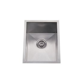 PELICAN PL-HA104 RO 16 Gauge Stainless Steel Undermount Kitchen Sink 17'' x 18'' x 10" w/ Zero Radius Corners