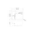 (image for) PELICAN PL-HA108 R0 16G Handmade 16 Gauge Stainless Steel Undermount Kitchen Sink 23" x 18" x 10'' w/ Zero Radius Corners