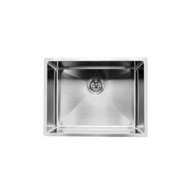 (image for) PELICAN PL-HA108 R15 16G Handmade 16 Gauge Stainless Steel Undermount Kitchen Sink 23" x 18" x 10'' w/ Micro Radius Corners