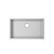 (image for) PELICAN PL-HA109 R0 16G Handmade 16 Gauge Stainless Steel Undermount Kitchen Sink 30" x 18" x 10'' w/ Zero Radius Corners