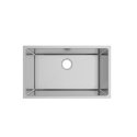 (image for) PELICAN PL-HA109 R15 16G Handmade 16 Gauge Stainless Steel Undermount Kitchen Sink 30" x 18" x 10'' w/ Micro Radius Corners