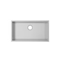 (image for) PELICAN PL-HA115 R0 18G Handmade 18 Gauge Stainless Steel Undermount Kitchen Sink 32" x 18" x 10'' w/ Zero Radius Corners