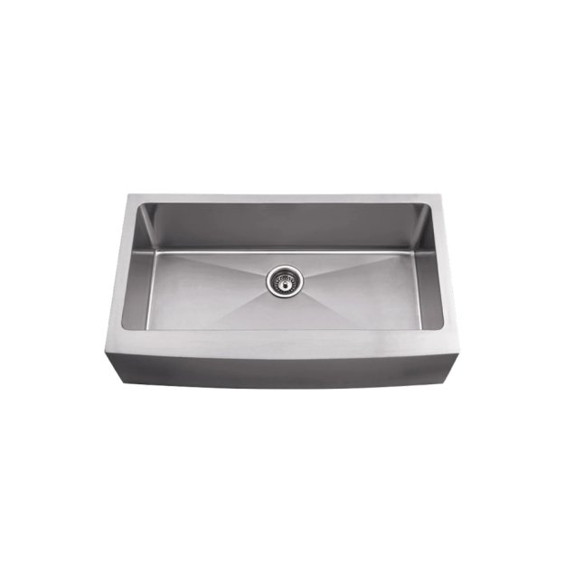 (image for) PELICAN PL-HA122 R15 16G Handmade 16 Gauge Stainless Steel Apron Front Kitchen Sink 32 7/8" x 20 3/4" x 10'' w/ Micro Radius Corners
