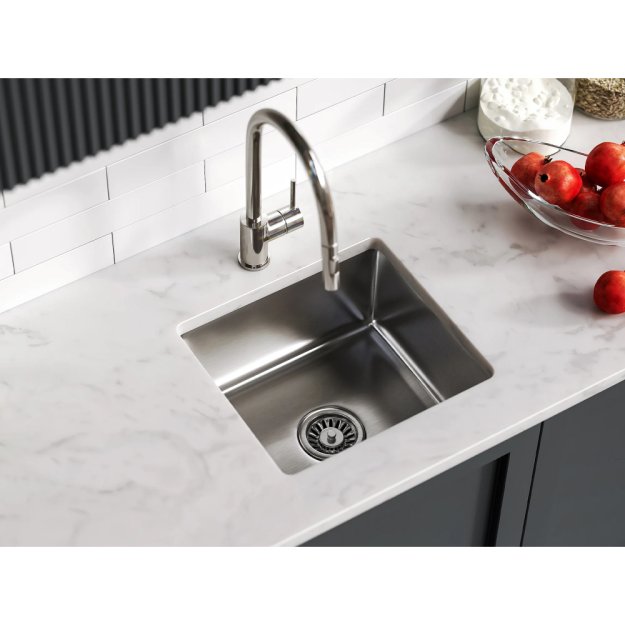 (image for) PELICAN PL-VR1816 R20 18 Gauge Stainless Steel Undermount Kitchen Sink 18'' x 16'' w/ Low Radius Corners