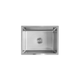 PELICAN PL-VR2318 R20 18 Gauge Stainless Steel Undermount Kitchen Sink 23'' x 18'' w/ Low Radius Corners