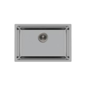 PELICAN PL-VR2718 R20 18 Gauge Stainless Steel Undermount Kitchen Sink 27'' x 18'' w/ Low Radius Corners