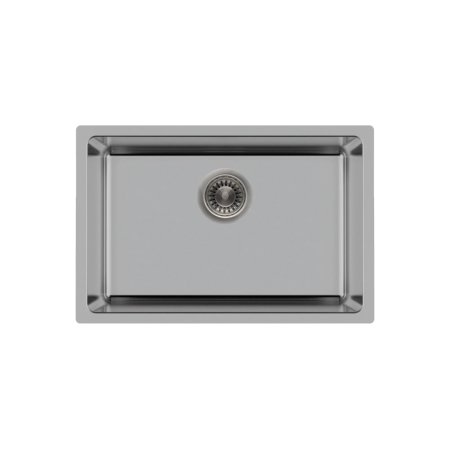 (image for) PELICAN PL-VR2718 R20 18 Gauge Stainless Steel Undermount Kitchen Sink 27'' x 18'' w/ Low Radius Corners