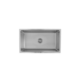 PELICAN PL-VR3118 R20 18 Gauge Stainless Steel Undermount Kitchen Sink 31'' x 18'' w/ Low Radius Corners