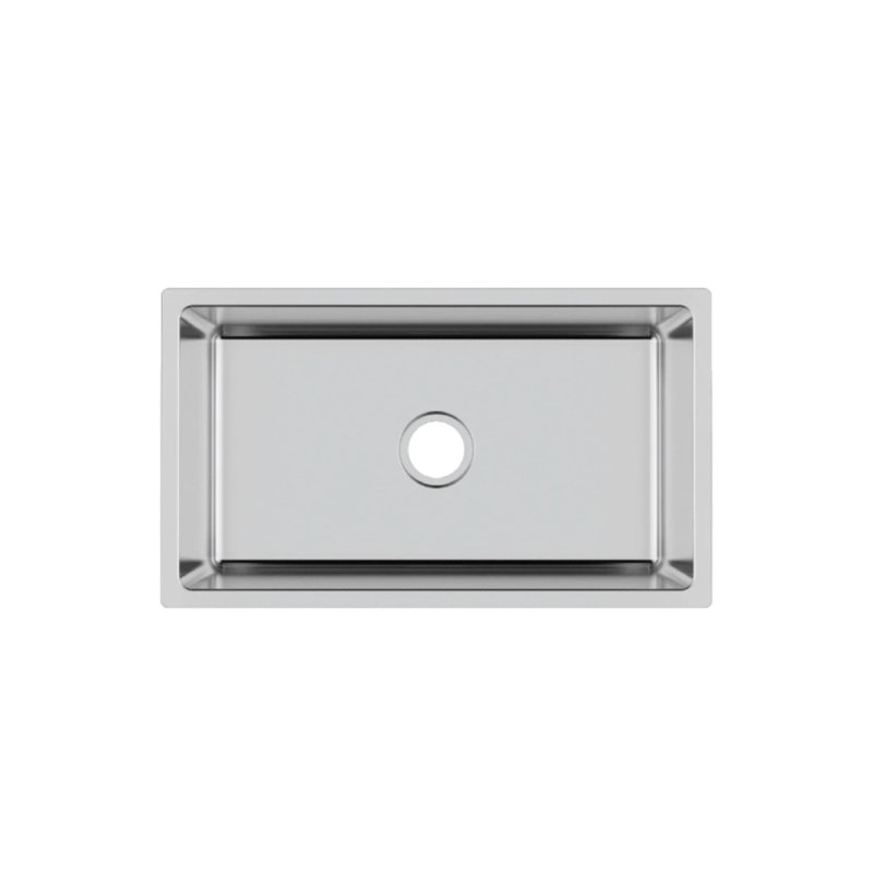 PELICAN PL-VR3118 R20 18 Gauge Stainless Steel Undermount Kitchen Sink 31\'\' x 18\'\' w/ Low Radius Corners