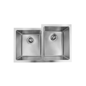 PELICAN PL-VR4060 R20 18 Gauge Stainless Steel Undermount Kitchen Sink 31 1/2'' x 20 1/2''' w/ Low Radius Corners