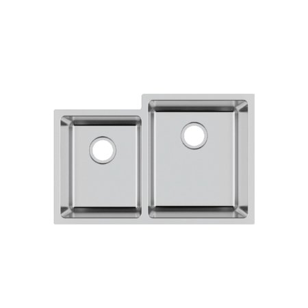 (image for) PELICAN PL-VR4060 R20 18 Gauge Stainless Steel Undermount Kitchen Sink 31 1/2'' x 20 1/2''' w/ Low Radius Corners