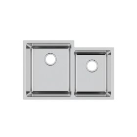 PELICAN PL-VR6040 R20 18 Gauge Stainless Steel Undermount Kitchen Sink 31 1/2'' x 20 1/2''' w/ Low Radius Corners