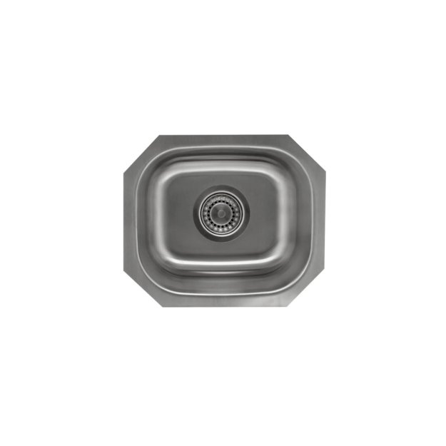 (image for) PELICAN PL-VS1513 18G Stainless Steel Single Bowl Undermount Kitchen Sink 15'' x 12-3/4''