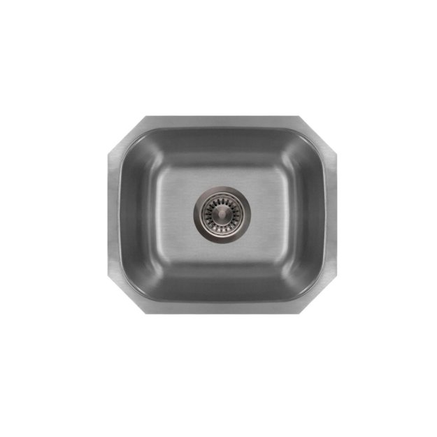 (image for) PELICAN PL-VS1815 18G Stainless Steel Single Bowl Undermount Kitchen Sink 18-1/2'' x 15''