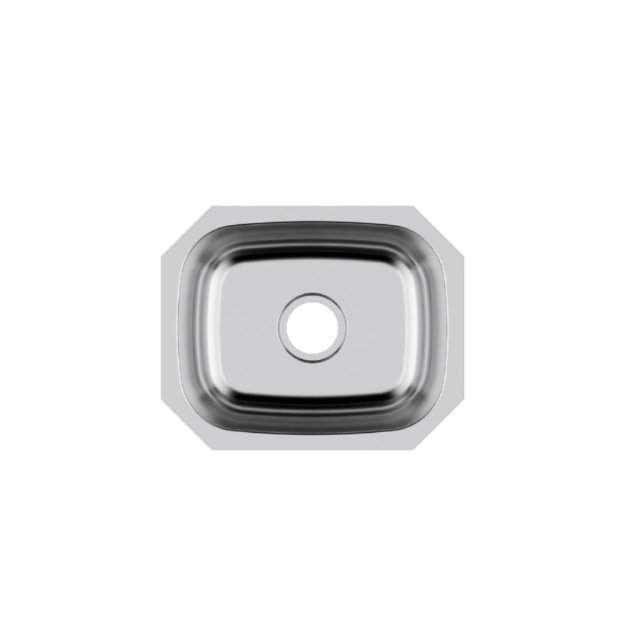 (image for) PELICAN PL-VS1815 18G Stainless Steel Single Bowl Undermount Kitchen Sink 18-1/2'' x 15''