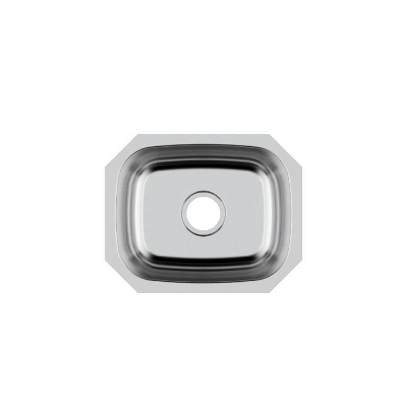 PELICAN PL-VS1815 18G Stainless Steel Single Bowl Undermount Kitchen Sink 18-1/2\'\' x 15\'\'