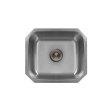 (image for) PELICAN PL-VS2118 18G Stainless Steel Single Bowl Undermount Kitchen Sink 20-5/8'' x 17-7/8''